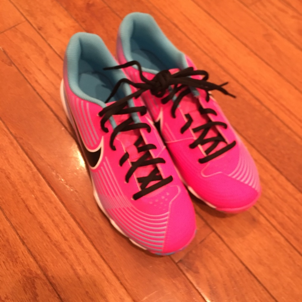 Nike pink softball cleats